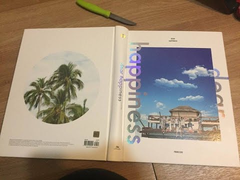 EXO DEAR HAPPINESS Fiji Photobook Unboxing