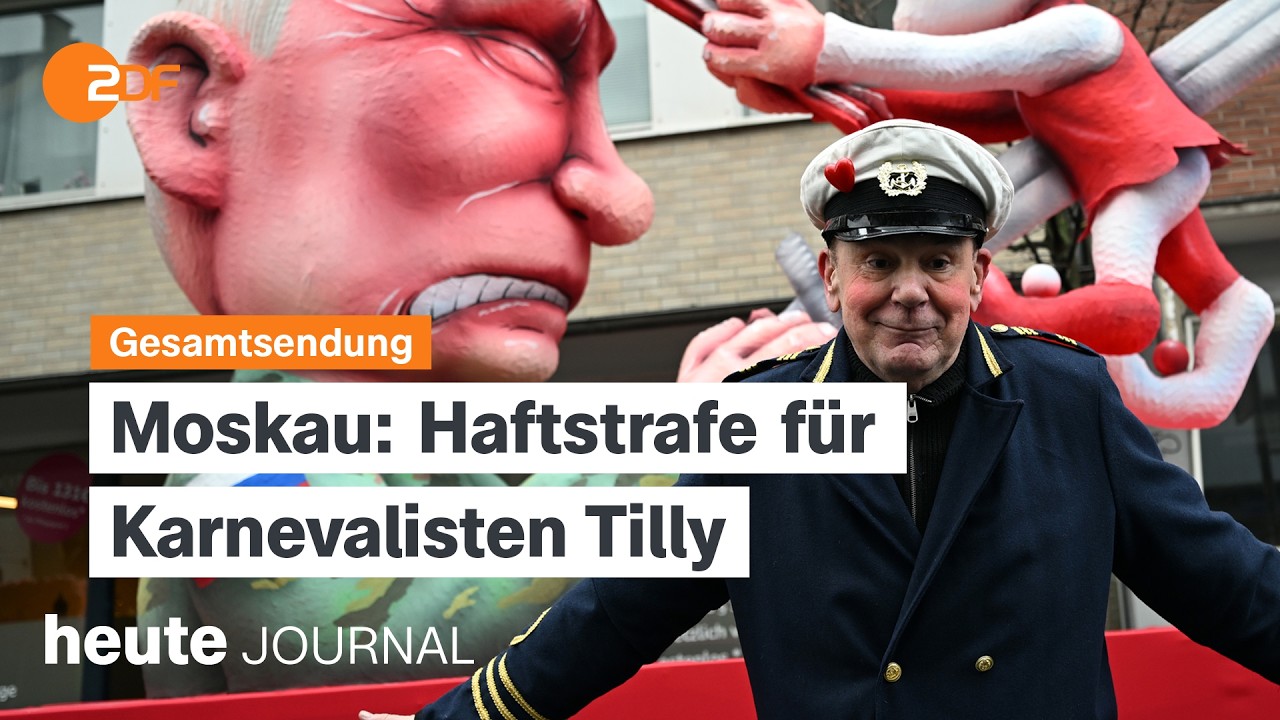 heute journal vom 02.04.2026 Moskau verhängt Urteil gegen Tilly, Artemis 2, EU-Chatkontrolle
