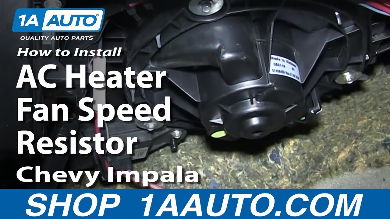 How To Install Replace AC Heater Fan Speed Resistor 2006 ... ford focus fuse relay box location video youtube 