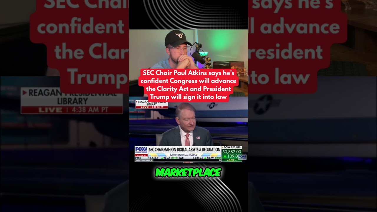 RIPPLE XRP: SEC CHAIR ON THE CLARITY ACT & SOON TRUMP WILL SIGN IT INTO LAW?