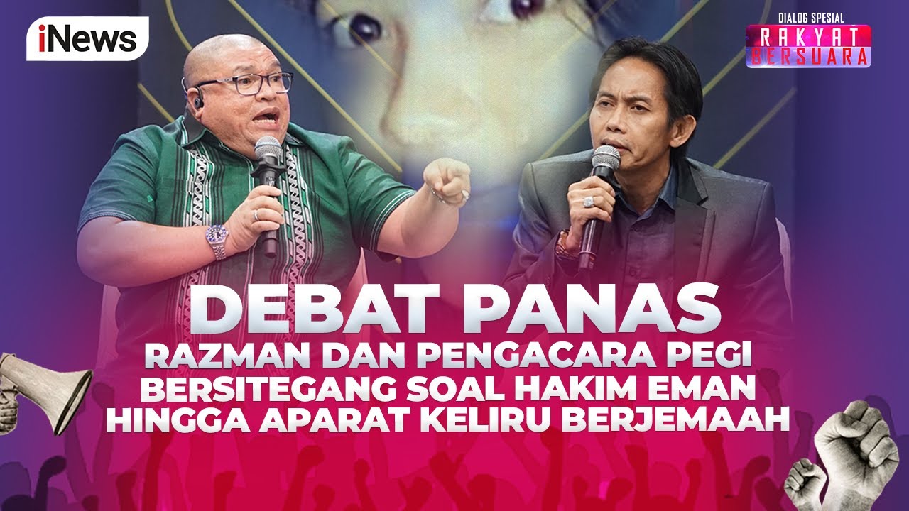 Panas, Razman Debat Sengit dengan Pengacara Pegi Soal Pelaporan Hakim Eman - Rakyat Bersuara 16/07