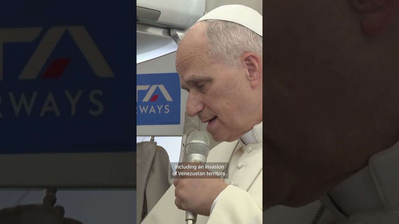 Pope Leo urges US not to oust Venezuela's Maduro by military force
