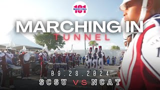 MARCHING IN (vs. NC A&T) | SCSU Marching 101 2024