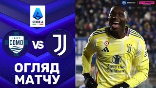 Комо – Ювентус. Чемпіонат Італії, 24-й тур / Огляд матчу
