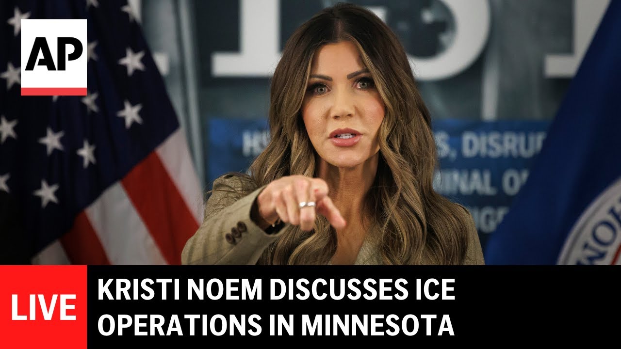 LIVE: Kristi Noem discusses ICE operations in Minnesota