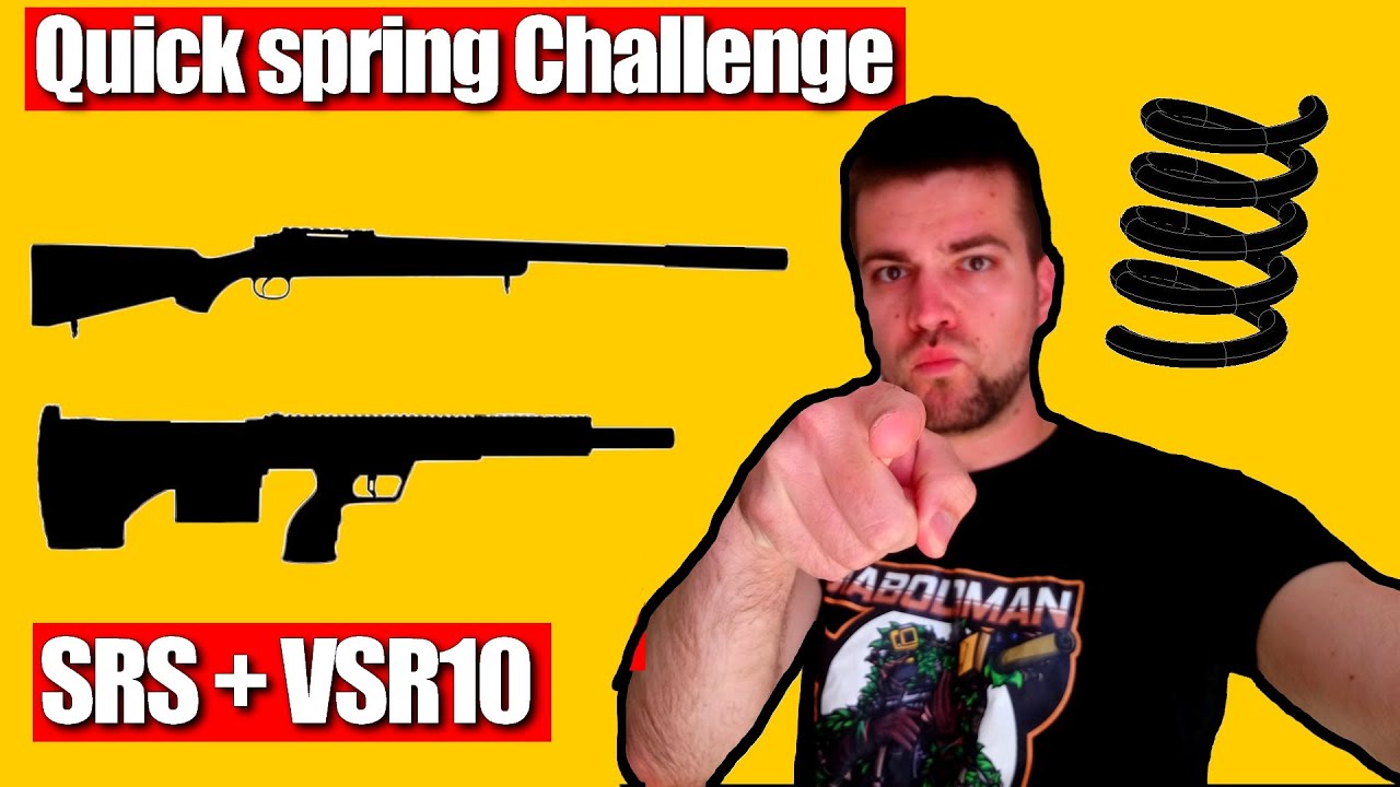 Airsoft Défi / Quick spring Challenge / Pour VSR et SRS