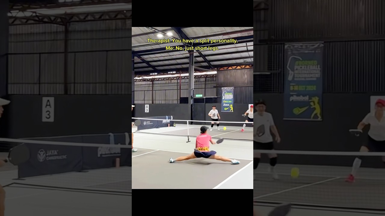 Pure pickleball pain. 🥴
