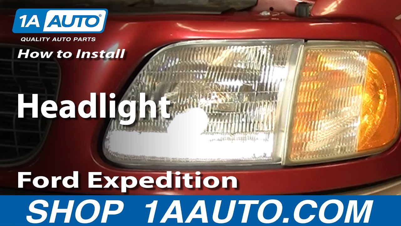 How to remove headlight ford expedition #8