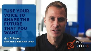 Use Your Voice to Shape the Future | Jon Scheyer video