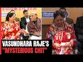 Rajasthan Gets New Chief Minister, But Vasundhara Rajes Chit Steals The Show