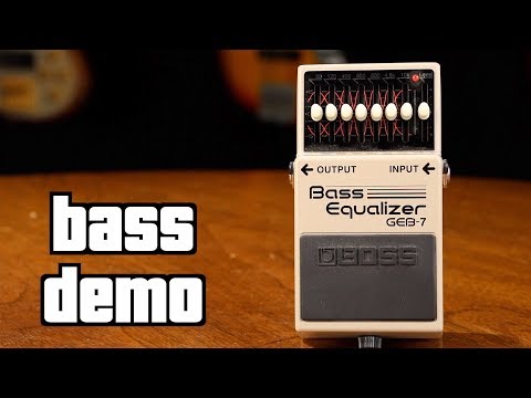 video Boss GEB-7 Bass Equalizer Pedal