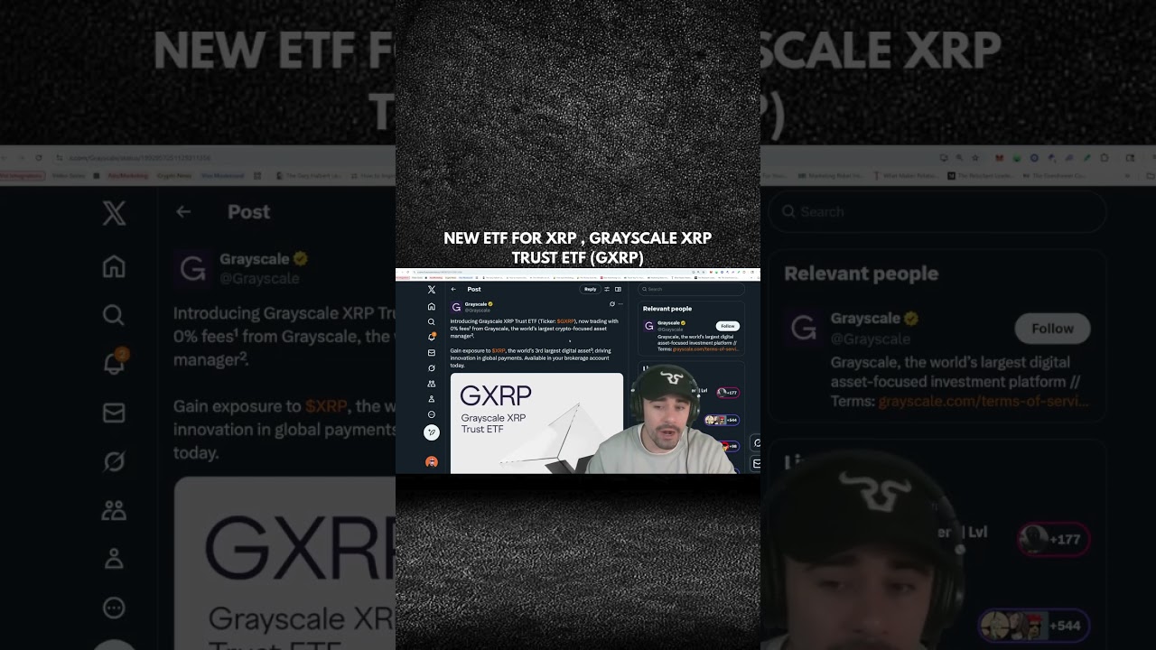 NEW ETF FOR XRP, GRAYSCALE XRP TRUST ETF (GXRP)?