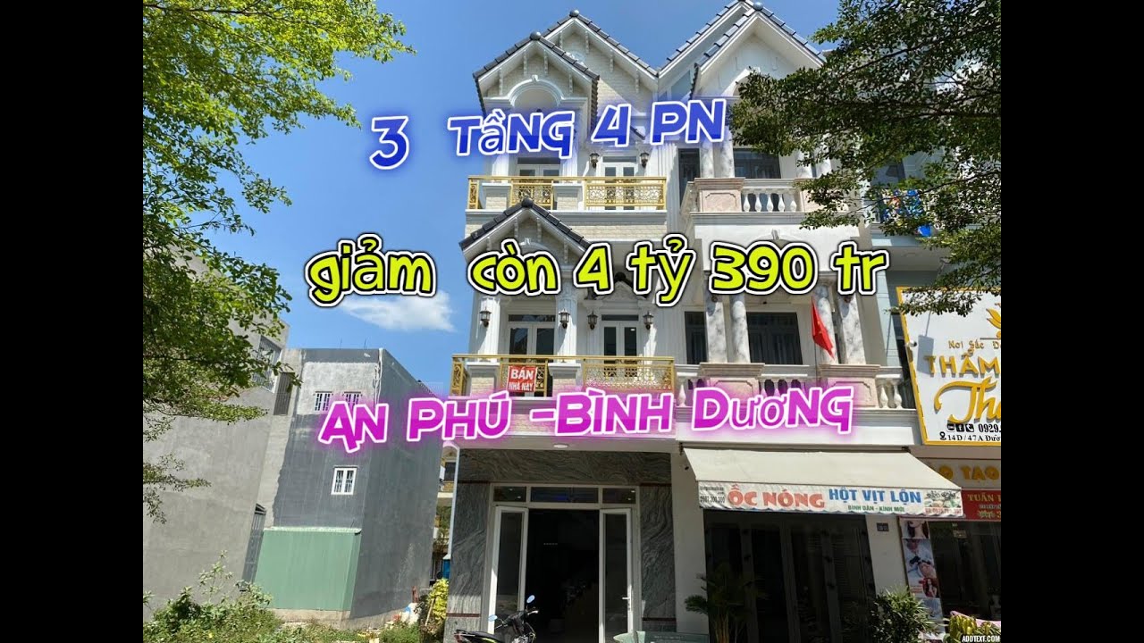Chỉ còn 1 căn duy nhất biệt thự nhà phố đẳng cấp thượng lưu chỉ 4 tỷ 400 tại TP Thuận An video