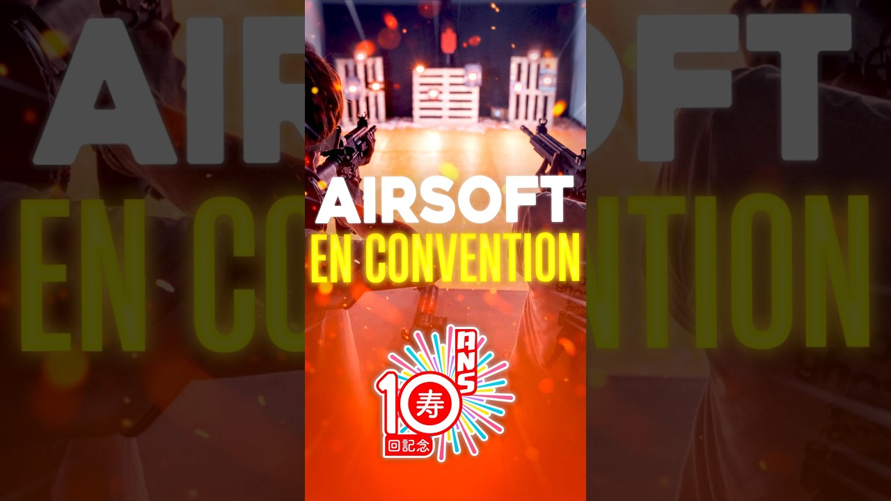 Quand l’Airsoft débarque en convention 🎯🔥 #airsoft #airsoftfrance #event