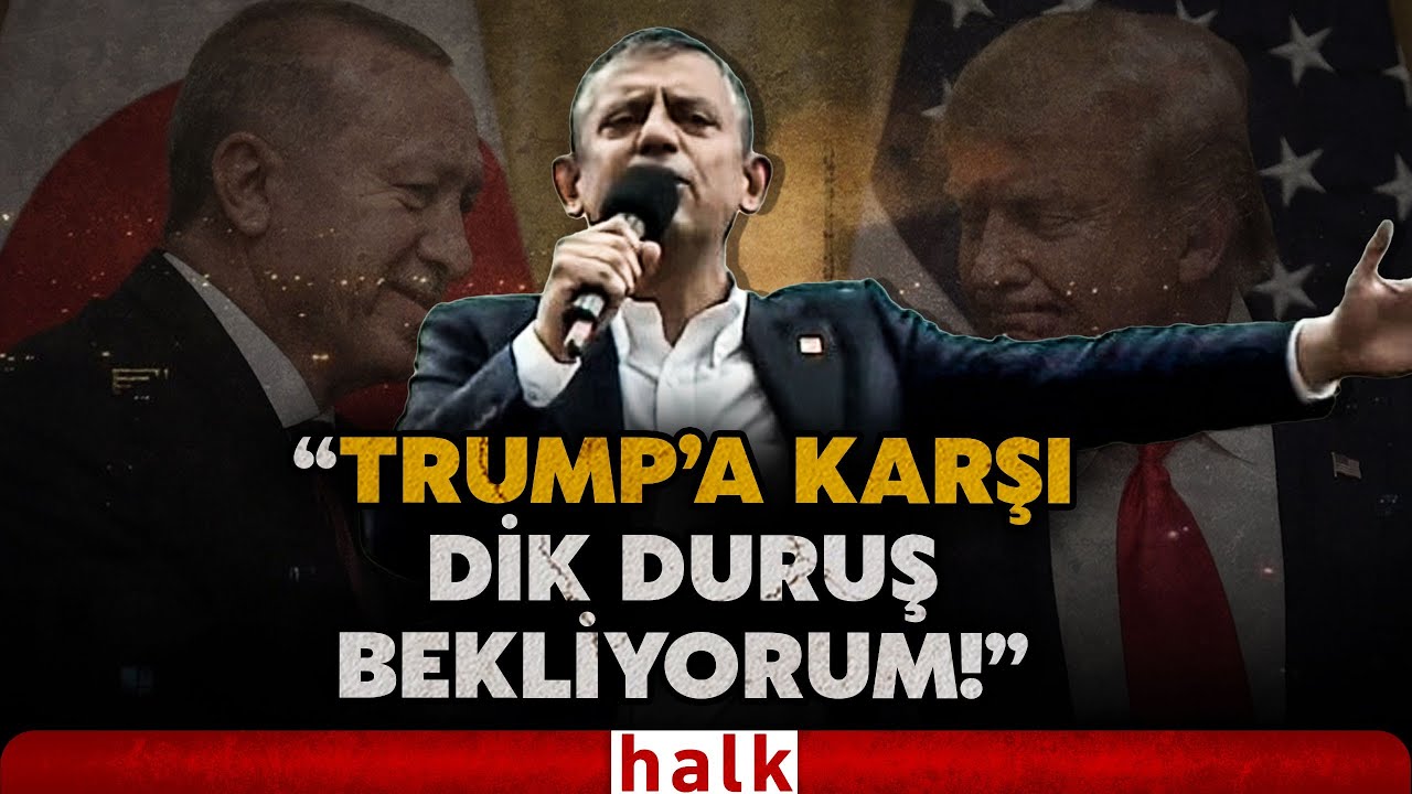"TRUMP'A KARŞI SUSPUSSUN!" Erdoğan bu sözleri duymasın! Özgür Özel'den Erdoğan'ı çıldırtacak sözler!