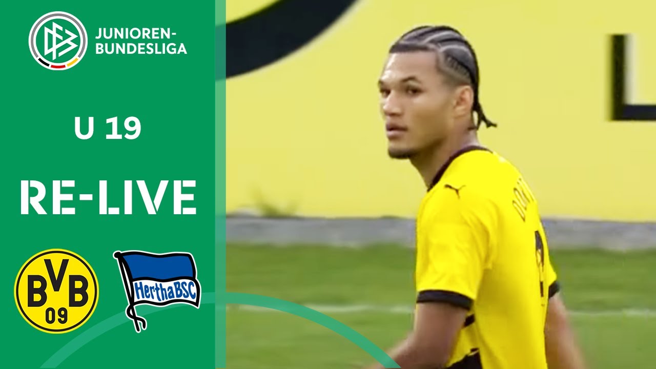 LIVE 🔴 Dortmund U19 vs. Hertha BSC U19 | Full Game | Semifinal | Under-19 Bundesliga
