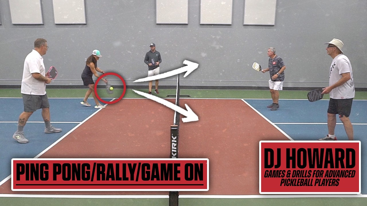 Ping Pong/Rally/Game On: Team Pickleball Drills