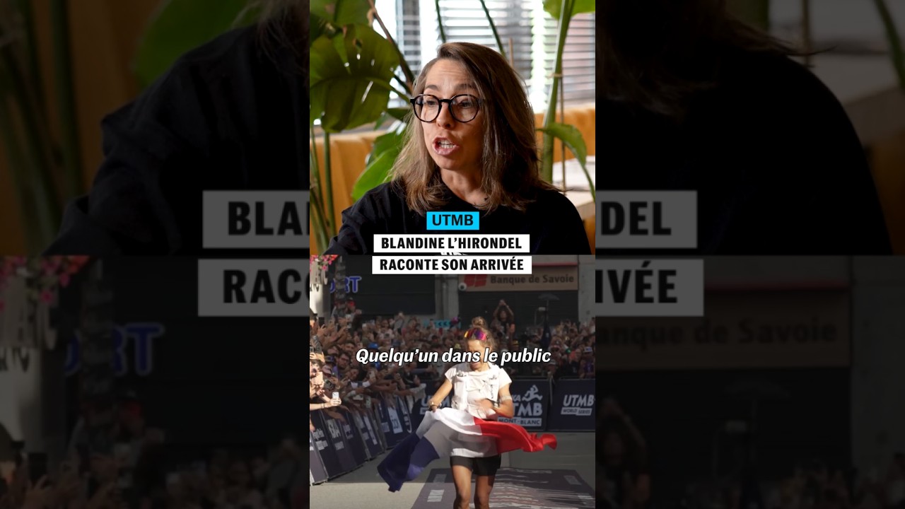 UTMB 2026 : Blandine L'Hirondel raconte sa victoire