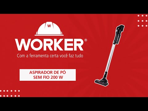 Aspirador de Pó sem fio APB200 0,3L 200W Bivolt Worker - Vídeo explicativo