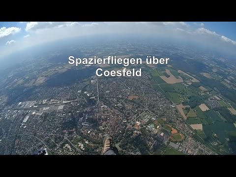 Spazierfliegen über Coesfeld - Gleitschirm Sightseeing