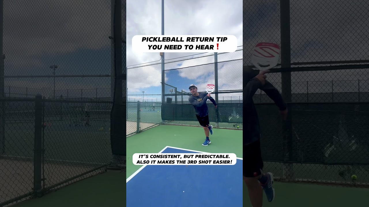 PICKLEBALL RETURN TIP YOU NEED TO HEAR❗️