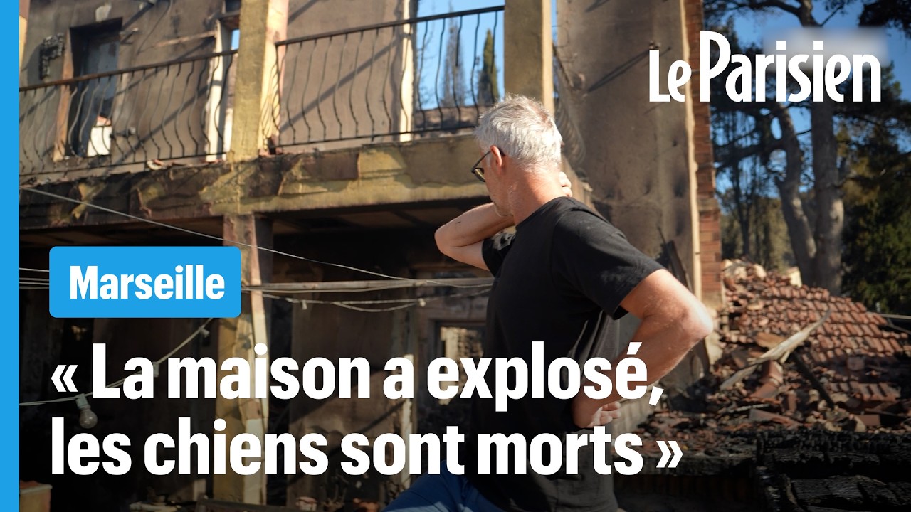 Ces Marseillais ont perdu leurs maisons ravagées par les flammes