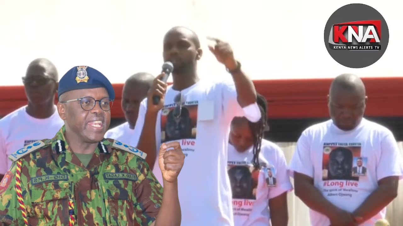 ''WE WANT DIG ELIUD LAGAT ARRESTED & JAILED AT SHIMO LA TEWA,'' ALBERT OJWANG'S COLLEAGUE TEACHER