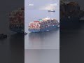 See crews remove the cargo ship that caused the Baltimore bridge collapse  - 00:23 min - News - Video