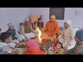 CM Yogi Adityanath performs ‘havan’ and ‘Rudra Abhishek’ at Gorakhnath Temple in Gorakhpur | News9