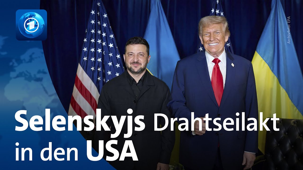 Ukraine-Krieg: Selenskyj trifft Trump in Washington