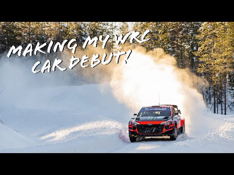 Making my WRC car debut! Arctic Rally Finland VLOG