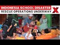 Indonesia Collapsed School: Rescue Teams Struggle With Rubble, Families Plead for News