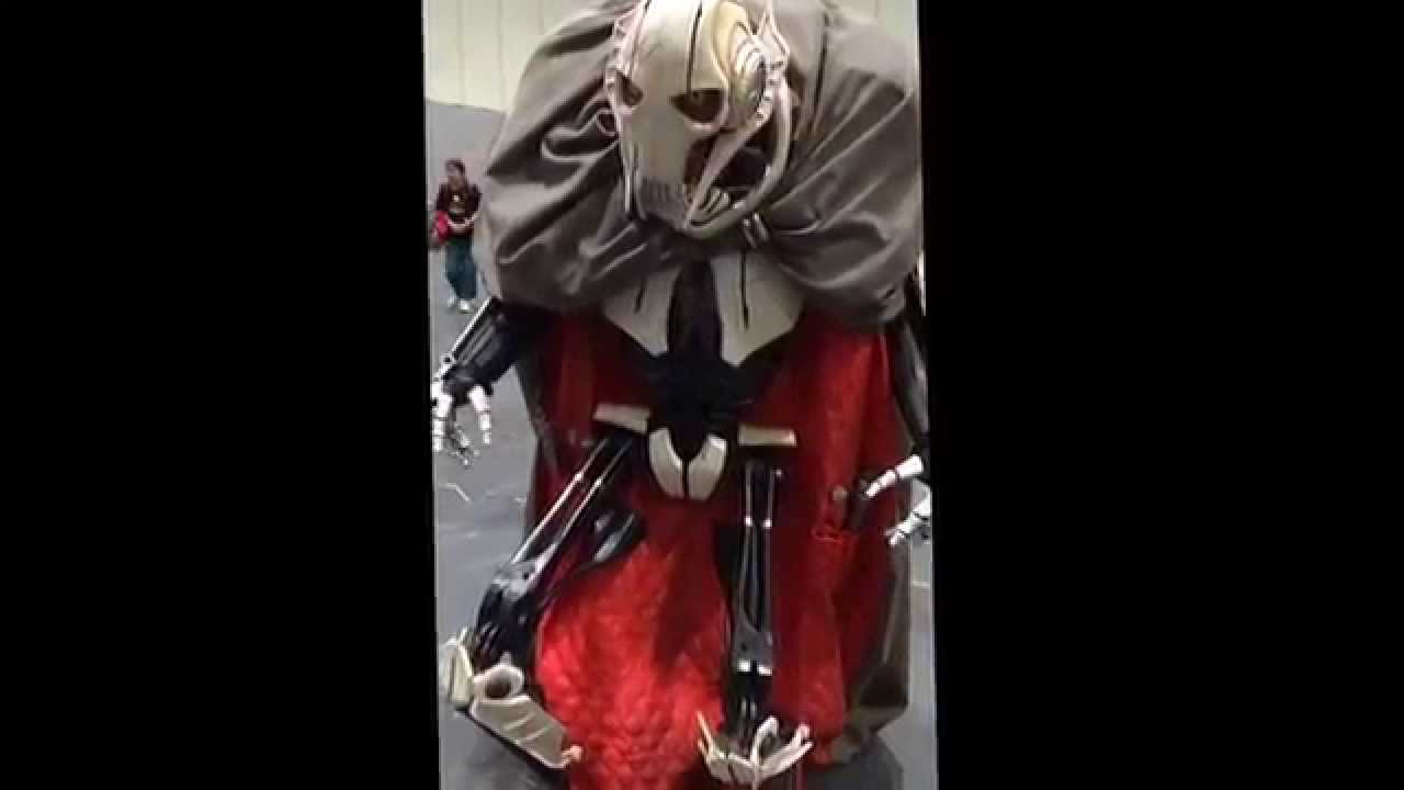 Amazing General Grievous cosplay at MCM London - YouTube