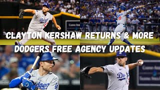 Dodgers free agency: Clayton Kershaw re-signing; Tyler Anderson, Trea Turner & Justin Turner