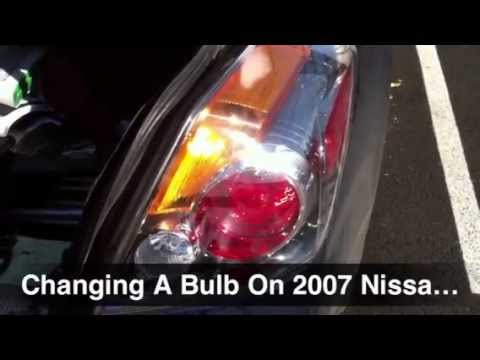 Changing a brake light on a nissan altima #4