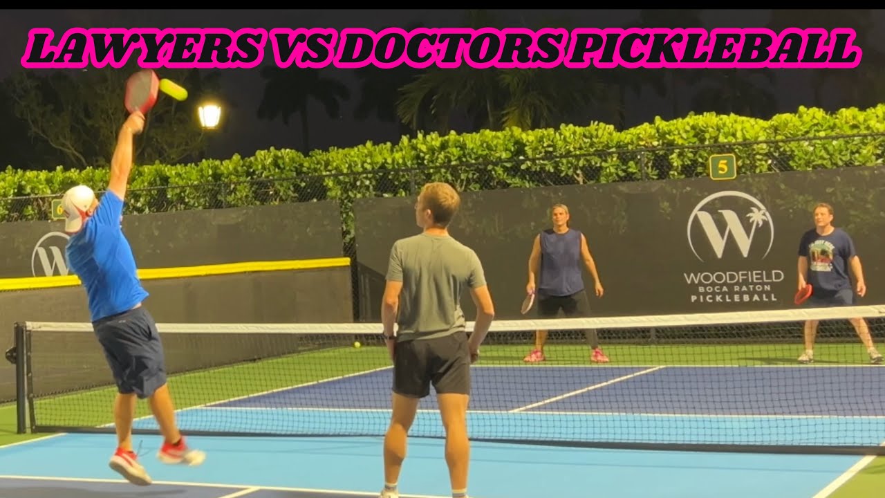 Lawyers vs Doctors Pickleball | Woodfield Country Club | Boca Raton Florida