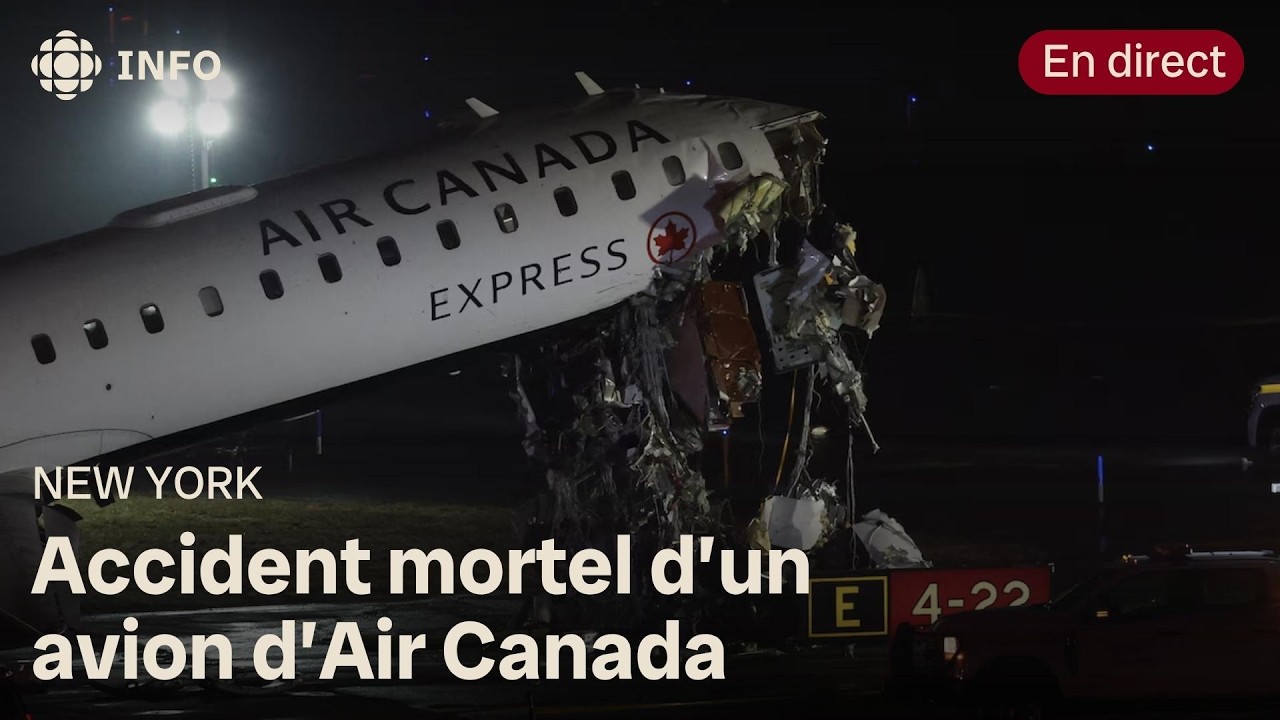 Accident mortel d’un avion d’Air Canada à New York : images en direct de l'aéroport LaGuardia