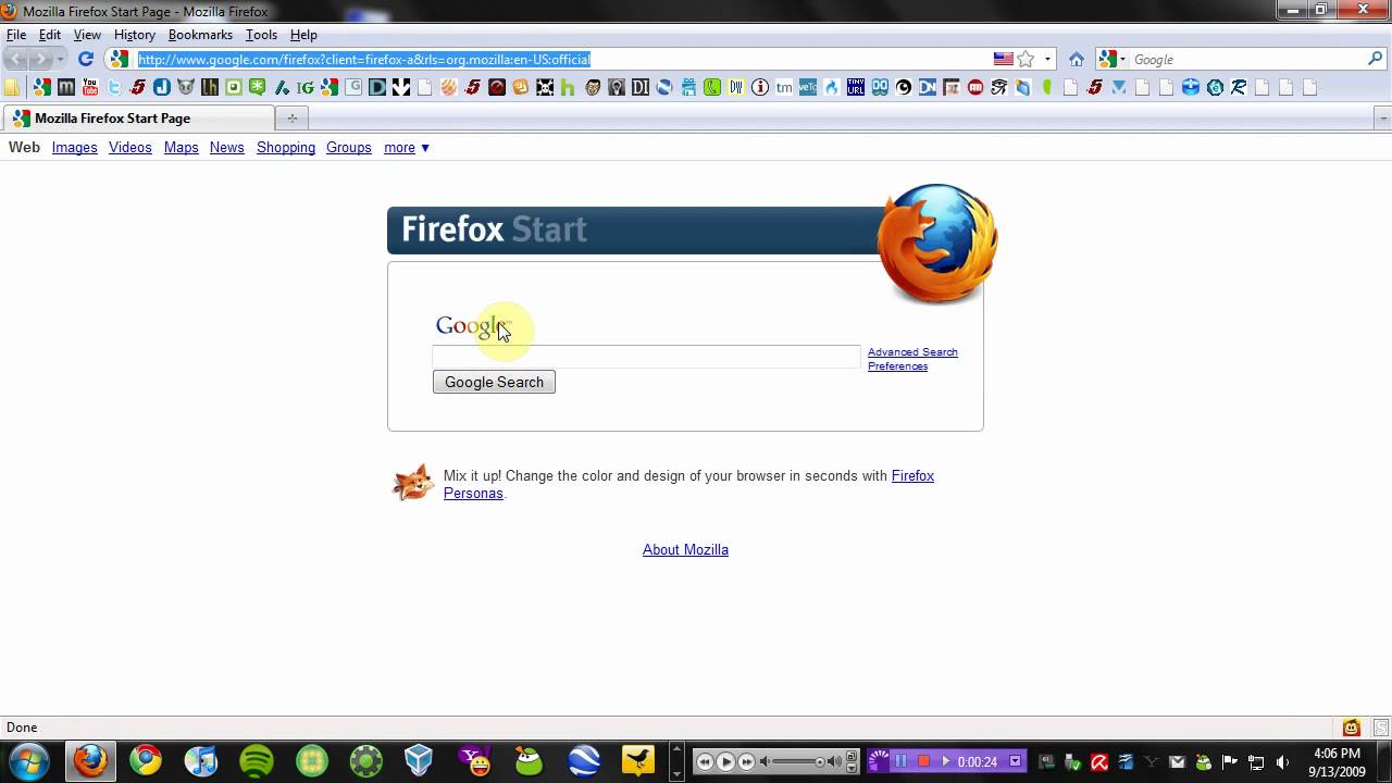 Mozilla Firefox Privater Modus