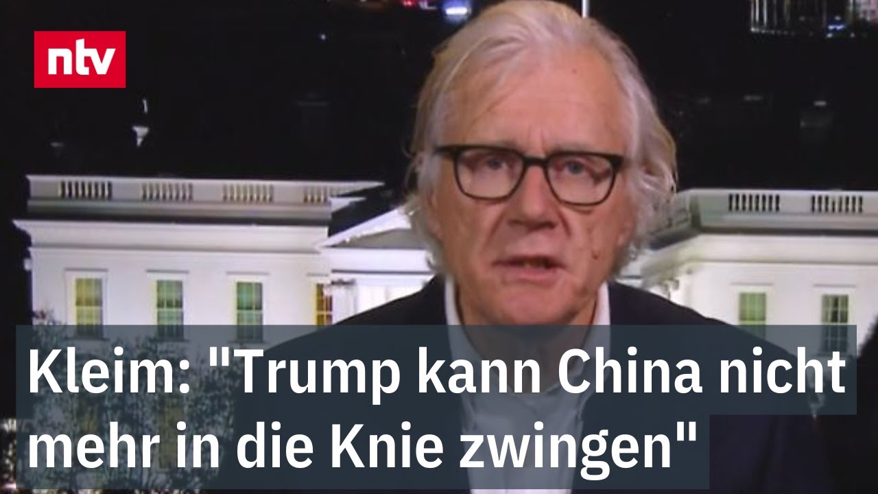Kleim: "Trump kann China nicht mehr in die Knie zwingen" - Treffen mit Xi Jinping steht an