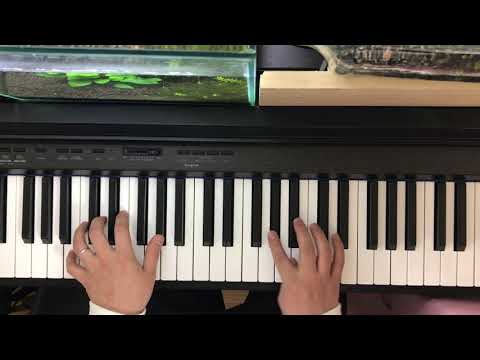 フライミートゥーザムーン Fly me to the moon→簡単なことだけしかせずにアドリブ(初心者) ソロジャズピアノ 黒本の曲を弾く