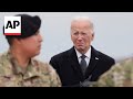 Biden joins grieving families for dignified transfer of U.S. troops killed in Jordan
