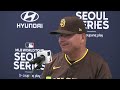 LIVE: Los Angeles Dodgers and San Diego Padres speak to media after second MLB Seoul Series match  - 20:29 min - News - Video