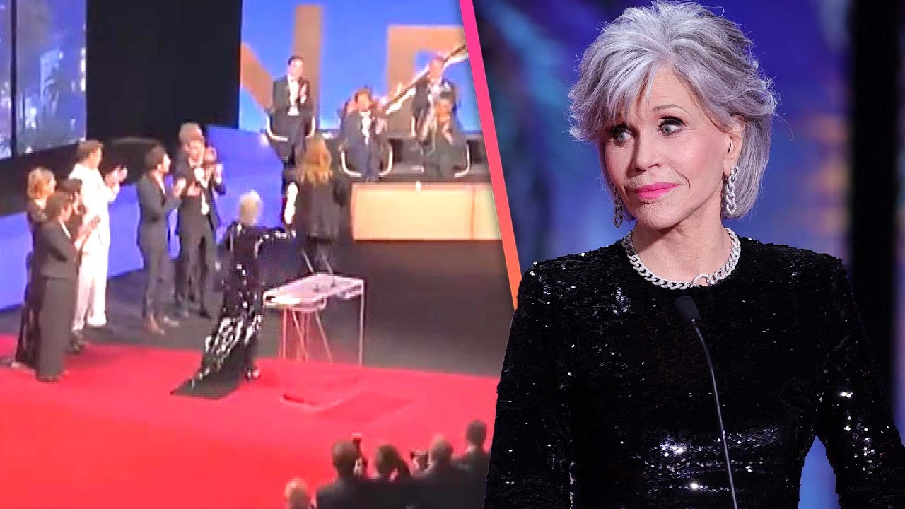Jane Fonda THROWS SCROLL at Director at Cannes