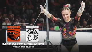 Jade Carey's All-Around Highlights | January 17, 2025 vs. San Jose State | Oregon State Beavers