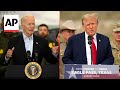 Biden and Trump visit U.S.-Mexico border in Texas