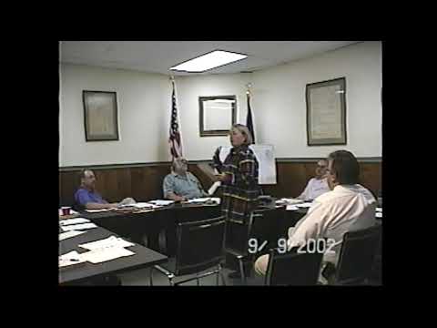Champlain Village Board Meeting 9-9-02