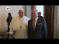 Pope Francis meets Jordans King Abdullah at Vatican  - 01:07 min - News - Video