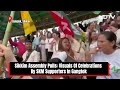 Sikkim Assembly Election Results | Visuals Of Celebrations By SKM Supporters In Gangtok  - 01:26 min - News - Video