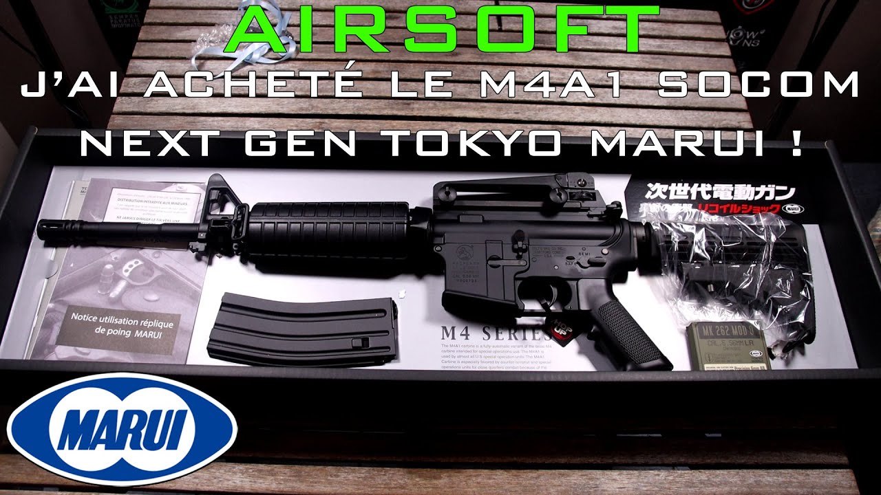 AIRSOFT - J'ai acheté le M4A1 Socom Carbine Next Gen Tokyo Marui ! Le M4A1 Old School [FR]