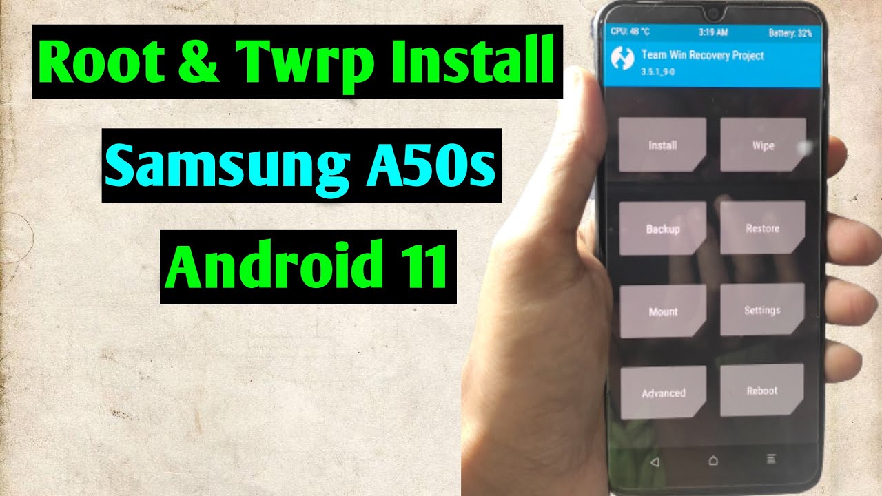 Root And Twrp Install Samsung A50S (A507FN) Android 11 | How To Root Samsung A50S Android 11 | 2022
